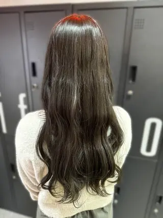 ロング カラー カットパーマ縮毛矯正 特化こ〜へいのヘアスタイル