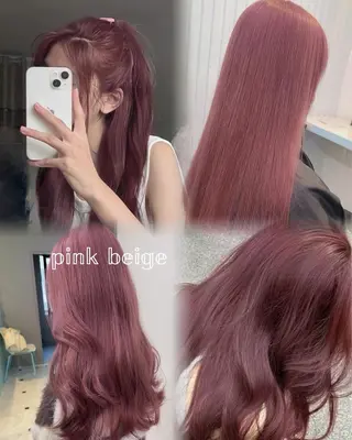 ロング カラー 🥞ベージュ系カラー 【すずきりほ】🥞のヘアスタイル