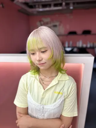 カラー ブリーチカラー 特化/MAHIROのヘアスタイル