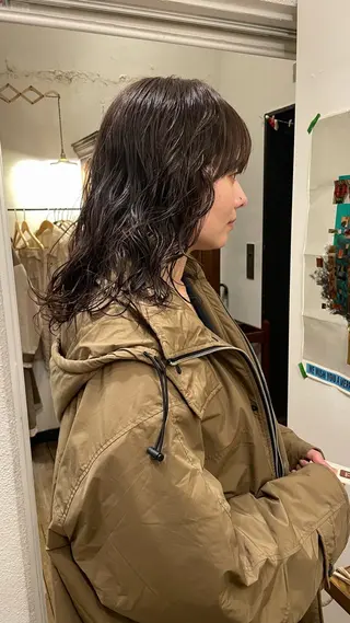 セミロング パーマ 原宿/ケパーマ 🧺ユウマのヘアスタイル