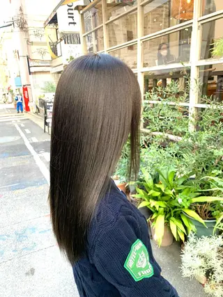 セミロング カラー LEB所属・下河 宗太のヘアスタイル