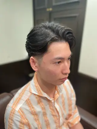 ミディアム 前谷 隆太のヘアスタイル