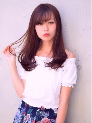 ロング カラー 吉祥寺aivee 若手注目スタッフのヘアスタイル