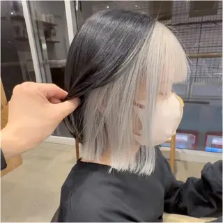 ミディアム カラー 圧倒的なケアブリーチ /髪質改善🩵松田のヘアスタイル