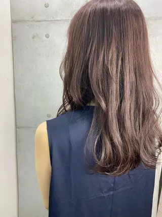 ロング 顔周り🇰🇷韓国 レイヤー/モエのヘアスタイル