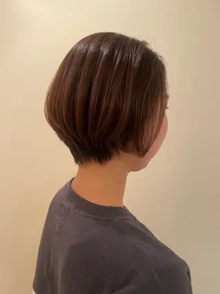 ショート ボブ ホノカのヘアスタイル