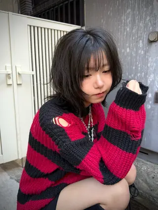 ミディアム ROSIER所属・ウルフカット 🐺ｾﾝﾀﾞｱｶﾈのヘアスタイル