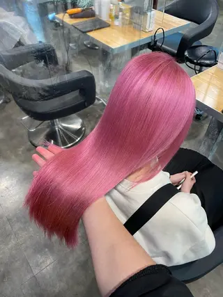 ロング カラー パーマモデル募集💖 まなみのヘアスタイル