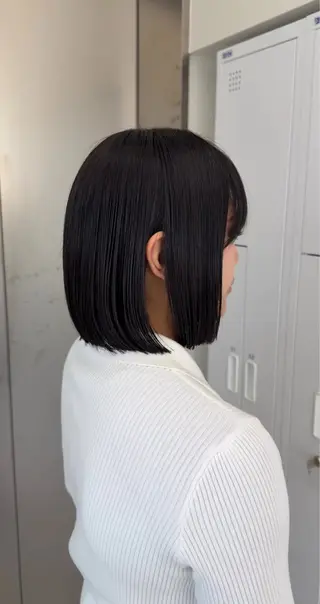 ミディアム AISA viewNAGOYAのヘアスタイル