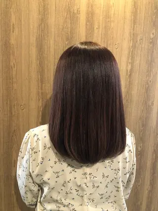ロング カラー 中澤りさ🐿 寒色系カラー🫧のヘアスタイル