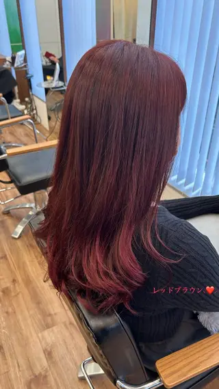 ロング カラー aivee所属・吉祥寺/グロスカラー haruna☀️のヘアスタイル