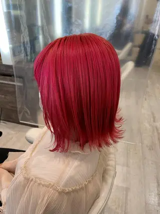 ミディアム カラー デザインカラー、艶髪 大塚　耕平のヘアスタイル