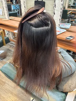 セミロング カラー パーマ 🌟CUORE 柵木遥斗🌟のヘアスタイル