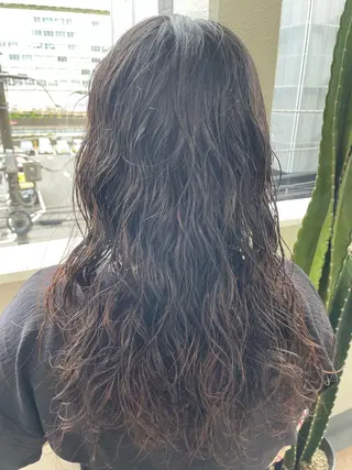 セミロング パーマ Toiro 横浜所属・🎀レイヤー/パーマ カラー/ai🎀のヘアスタイル
