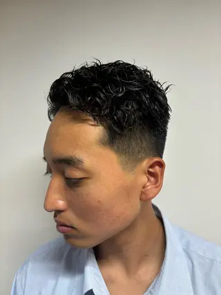 パーマ メンズ 伊藤 那月のヘアスタイル