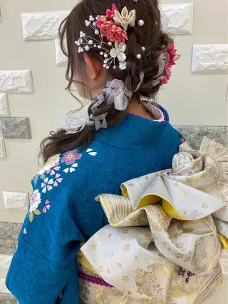 セミロング カラー ヘアアレンジ これた🧸ヘアメ職人 ♡髪質改善♡カラーのヘアスタイル