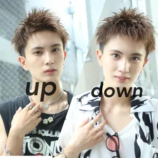 ショート カラー パーマ ヘアアレンジ メンズ 【メンズヘアの匠】 タニ　心斎橋　アメ村のヘアスタイル