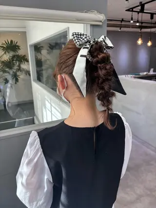 セミロング カラー きよはらちさき🍑 柔らかカラー🌱🫧のヘアスタイル