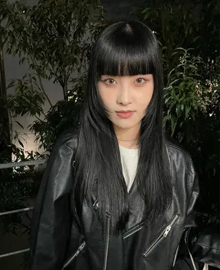 ロング カラー レイヤーカット/ハイ トーンカラー/きらのヘアスタイル