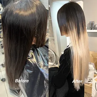 ロング カラー daiki 原宿のヘアスタイル