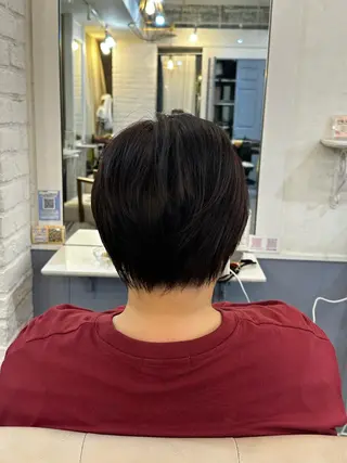 ショート カラー 🩵透明感/高発色 /難波/北原佑記🌸のヘアスタイル