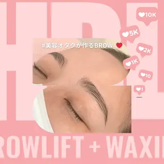 アイブロウ #𝘽𝙀𝘼𝙐𝙏𝙔_𝙎𝙏𝙐𝘿𝙄𝙊_𝘽𝙔_𝙂𝙀𝙀𝙆_𝙇𝘼𝘽𝙊♡所属・GEEK LABOのエステ・リラクイメージ