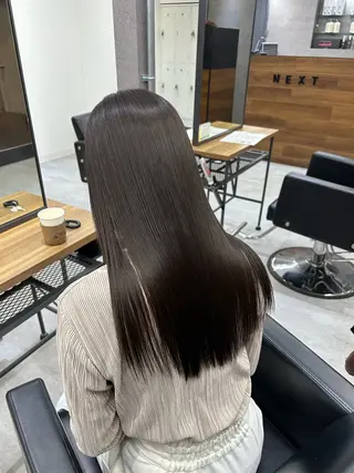 ロング カラー SAKI🫧透明感 カラー&エクステのヘアスタイル