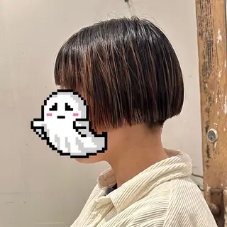ショート カラー コキャン所属・ハラダ シンジのヘアスタイル