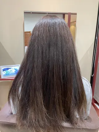 ロング 福田 秀好のヘアスタイル