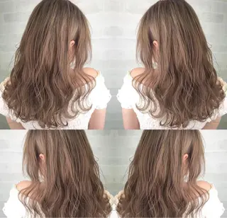 カラー Kvell&Co.所属・ハイトーン カラーのヘアスタイル