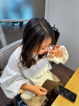 セミロング カラー CURIO/南船場 /RIN💈🍎のヘアスタイル