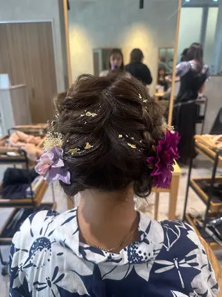 ヘアアレンジ 🦋艶モテカラー/ヘ アセット🦋YURIのヘアスタイル