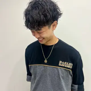 ショート 舟橋耀/ブリーチカラ ー/レイヤーカットのヘアスタイル