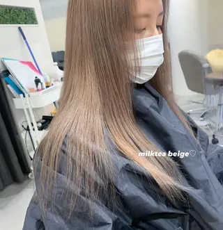 カラー ロング 髪質改善 Noe心斎橋店のヘアスタイル