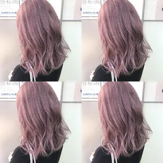 ミディアム カラー 竹内啓太 ボブのヘアスタイル