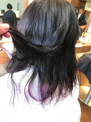 カラー 大野 まゆのヘアスタイル