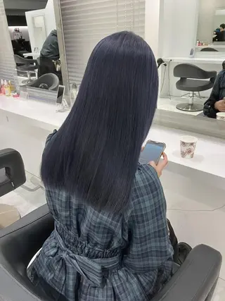 ロング カラー 🫧透明感ラベンダー 似合わせ🫧あい🫧のヘアスタイル