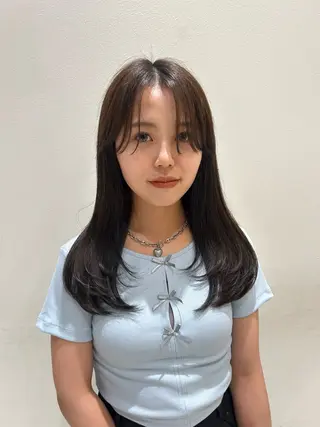 ロング 透明感カラー k-twoういのヘアスタイル