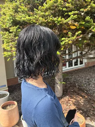 ミディアム パーマ Flat /rina🧸のヘアスタイル