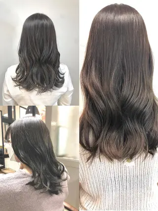 セミロング カラー 顔まわり職人🇰🇷 韓国ヘア/KAITOのヘアスタイル