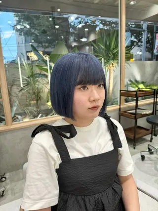 ミディアム カラー 艶髪・透明感カラー ✨若松良樹のヘアスタイル