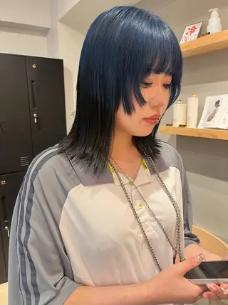 ミディアム パーマ/ボブ 似合わせヘア/ショウのヘアスタイル