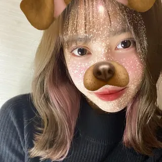 セミロング カラー 髪質改善 Noe心斎橋店のヘアスタイル