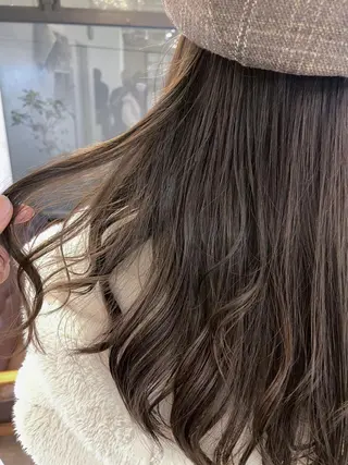 セミロング カラー 髪質改善サロン Sea shinjuku 新宿南口【シー シンジュク】所属・髪質改善/韓国ヘア レイヤー/新宿/ロミのヘアスタイル