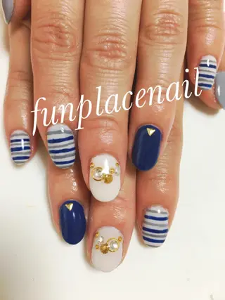 ショート ミディアム セミロング ロング カラー パーマ ヘアアレンジ メンズ キッズ ネイル まつエク nail salon&school felice所属・フェリーチェ瑞江店 新山のネイルデザイン