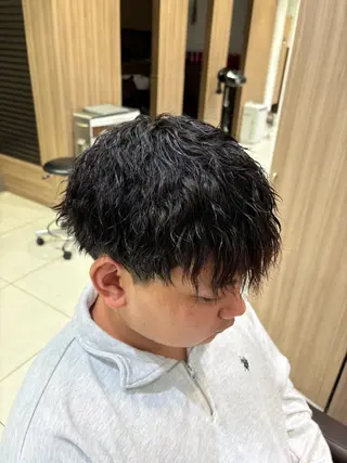 パーマ メンズ 波巻き・カルマ パーマ特化/aoiのヘアスタイル