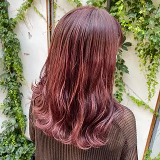 ミディアム カラー Legami 熊本(レガーミ)所属・清村 和音のヘアスタイル