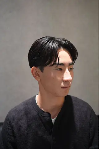 メンズ Men’s salon ANSWER所属・SHIZUKU 大阪短髪フェードのヘアスタイル