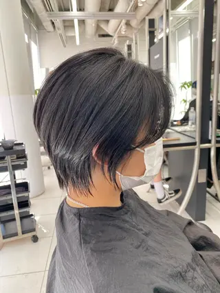 ショート 加藤 真介のヘアスタイル
