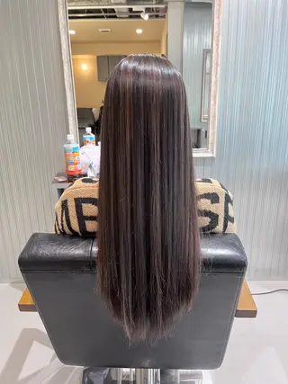 ロング カラー KIZU 髪質改善 オカルト怪談のヘアスタイル